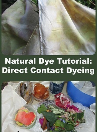 Natural Dye Tutorial: Direct Contact Dyeing