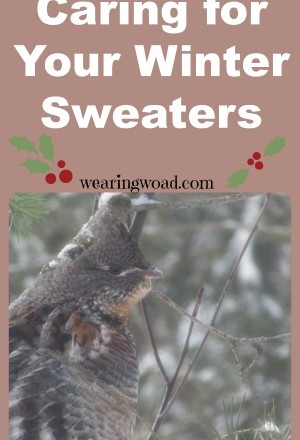Caring for your Winter Sweaters