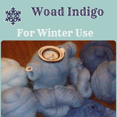 How to Store Woad Pigment for later use