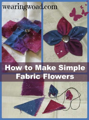 how to make fabric flowers