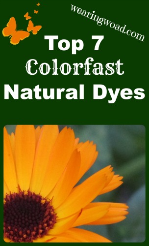 top seven colorfast natural dyes