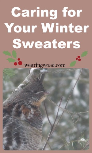 Caring for your Winter sweaters