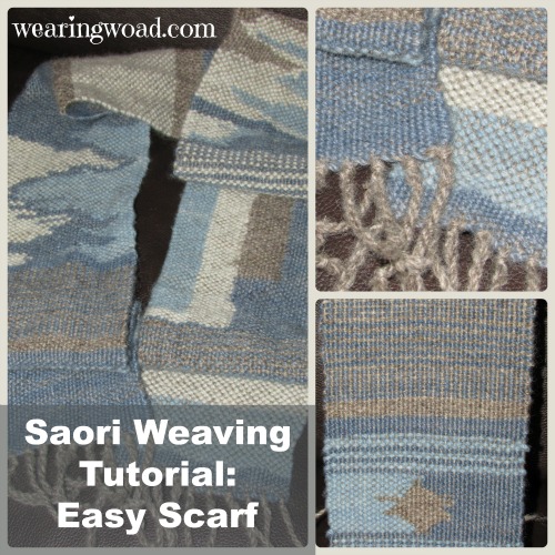 Saori Weaving Tutorial_Easy Handwoven Scarf