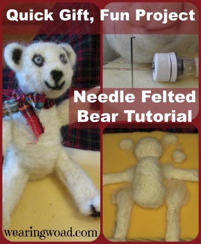 needle felted bear tutorial