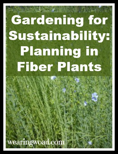 gardening for sustainability plannin in fiber plants