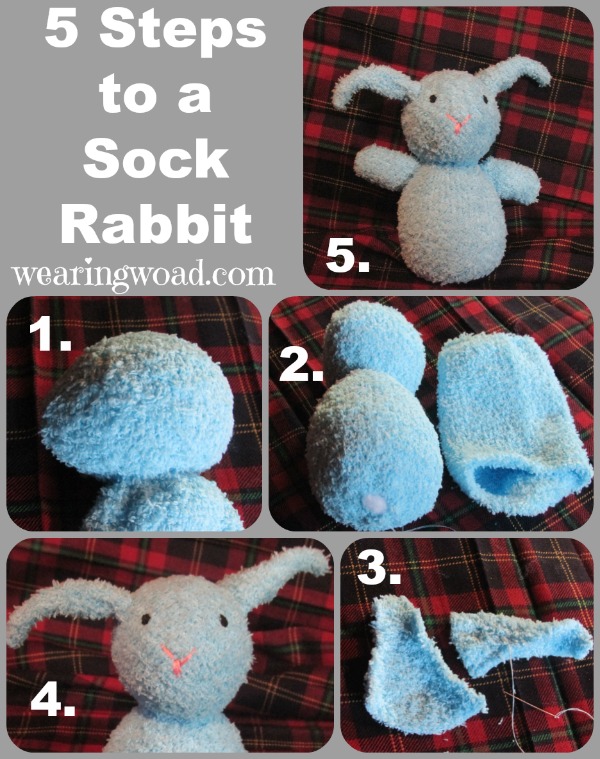 The Five Steps to Sewing your own Sock Rabbit