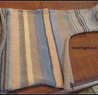 Knitting a Vertically Stripped Sweater: Part Four