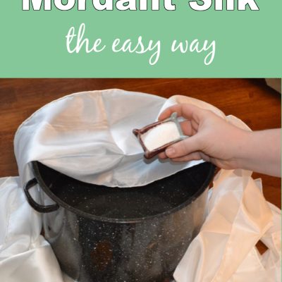 How to Mordant Silk